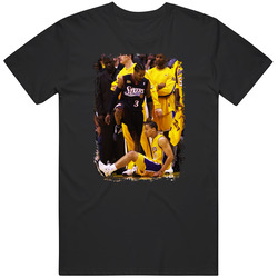 Most Iconic Basketball Shots Allen Iverson Step Over Distressed Cotton Unisex T Shirt
