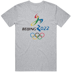 Beijing Winter Olympics 2022 Olympics Logo World Olympiad Fan Cotton Unisex T Shirt