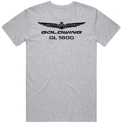 Goldwing Gl 1800 Automobile Car Truck Motorcycle Auto Parts Cool Distressed Style Brand Logo Emblem Cotton Unisex T Shirt
