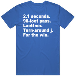 1992 Duke Laettner For The Win Kentucy Cotton Unisex T Shirt
