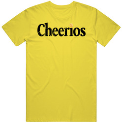 Cheerios Logo Popular Cereal Brand Food Company Fan Gift Cotton Unisex T Shirt Cheerios Logo Popular Cereal Brand Food Company Fan Gift Cotton Unisex T Shirt
