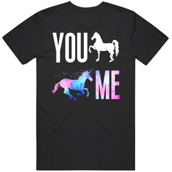 You Vs Me Cute Funny Horse Unicorn Spirit Animal Vintage T Shirt
