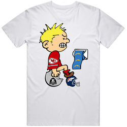 Kansas City Football Shit On Afc West Division Helmets Funny Fan Vintage T Shirt