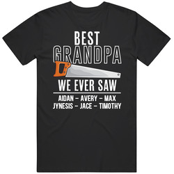 Best Grandpa We Ever Saw Aidan Avery Max Jace Vintage T Shirt