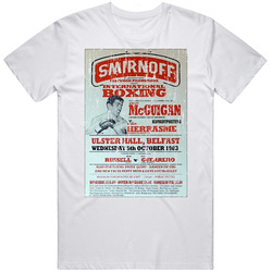 Barry Mcguigan Vs Ruben Herrasme Classic Boxing Vintage T Shirt