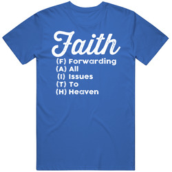 Faith Forwarding All Issues To Heaven Vintage T Shirt