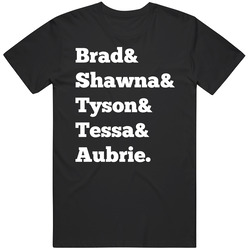 Brad Shawna Tyson Tessa Aubrie And And Vintage T Shirt