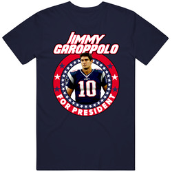 Jimmy Garoppolo For President New England Football Quarterback Player Vote Vintage T Shirt