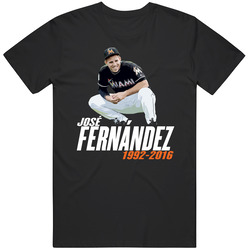 Jose Fernandez Miami Baseball Player Fan Memorial Vintage T Shirt