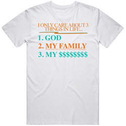 I Only Care About God, Family And Cash Vintage T Shirt