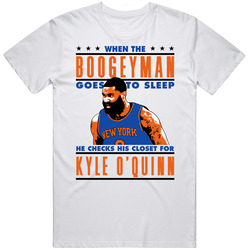Kyle O'quinn Boogeyman Checks Closet Ny New York Basketball Player Fan Vintage T Shirt