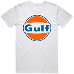 Gulf Gas Station Logo Cars Vintage T Shirt