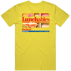 Lunchables Deluxe Turkey Ham Retro Food Halloween Costume Vintage T Shirt Lunchables Deluxe Turkey Ham Retro Food Halloween Costume Vintage T Shirt