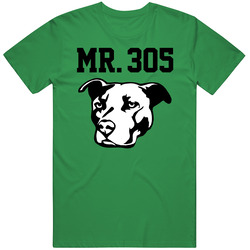 Mr 305 Pitbull Dog Breed Custom Pet Name Animal Lover Vintage T Shirt