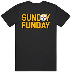 Pittsburgh Football Sunday Funday Team Division League Fan Vintage T Shirt