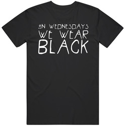 On Wednesdays We Wear Black American Horror Story Inspired Vintage T Shirt On Wednesdays We Wear Black American Horror Story Inspired Vintage T Shirt