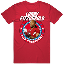 Larry Fitzgerald For President Arizona Football Player Fan Vintage T Shirt