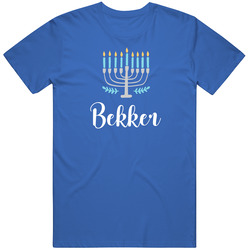 Happy Chanukah Bekker Custom Name Vintage T Shirt