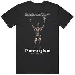 Pumping Iron Movie Arnold Schwarzenegger Vintage T Shirt