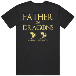 Father Of Dragons Arhtas Elizabeth Vintage T Shirt
