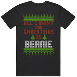 All I Want For Christmas Is Beanie Vintage T Shirt