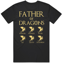 Father Of Dragons Parker Patrick Peter Liz Vintage T Shirt