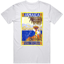 Jamaica Old Style Travel Vintage T Shirt