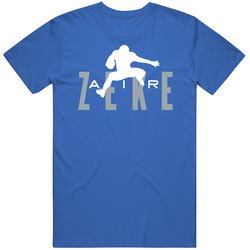 Air Zeke Ezekiel Elliott Jumps Dallas Football Player Fan Parody Vintage T Shirt