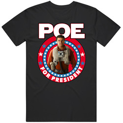 Poe Dameron For President Star Wars Character Fan Campaign Vintage T Shirt