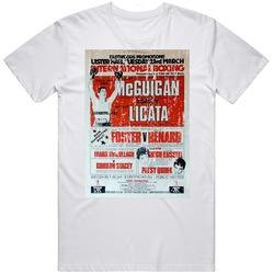 Mcguigan Vs Licata Foster Vs Renard Classic Boxing Vintage T Shirt