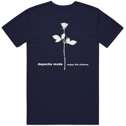 Depeche Mode Enjoy The Silence Blue Vintage T Shirt Depeche Mode Enjoy The Silence Blue Vintage T Shirt
