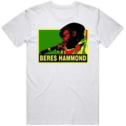 Reggae Roots Music Hope Beres Hammond White Vintage T Shirt