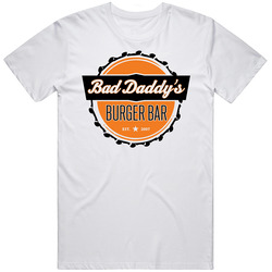 Bad Daddy's Burger Bar Nasdaq Company Logo Employee Fan Vintage T Shirt
