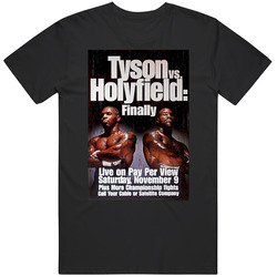 Tyson Vs Holyfield Finally Classic Boxing Vintage T Shirt
