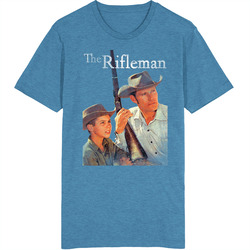 The Rifleman Retro 50s Tv Show Poster Vintage Unisex Vintage T Shirt The Rifleman Retro 50s Tv Show Poster Vintage Unisex Vintage T Shirt