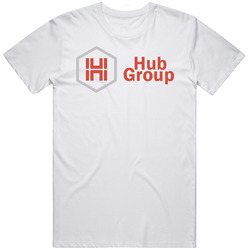 Hub Group Inc Nasdaq Company Logo Employee Fan Vintage T Shirt