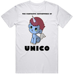 The Fantastic Adventures Of Unico Old Anime Movie Vintage T Shirt
