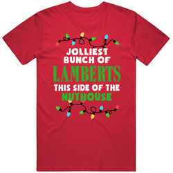 Jolliest Bunch Of Lamberts This Side Of The Nuthouse Funny Christmas Holiday Vintage T Shirt