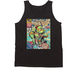 The Amazing Ninja Dude Teenage Mutant Ninja Turtles Distressed Look Comic Vintage Tanktop