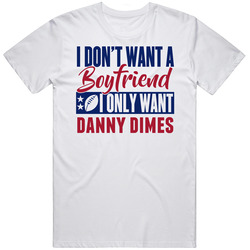 Daniel Jones Don't Want Boyfriend Only Want Danny Dimes New York G Football Fan Vintage T Shirt