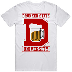 Drunken State University Stiles Teen Wolf Too Popular Movie Vintage T Shirt