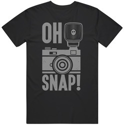 Oh Snap Funny Camera Photographer Lingo Slang Vintage T Shirt