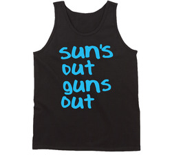 Suns Out Guns Out Popular 22 Jump Street Movie Vintage Tanktop