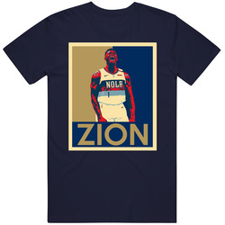 Zion Williamson Hope Poster New Orleans Basketball Fan Vintage T Shirt
