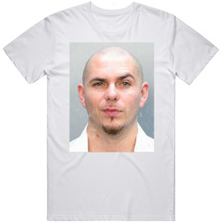 Armando C Perez Pitbull Mugshot Rapper Music Fan Vintage T Shirt