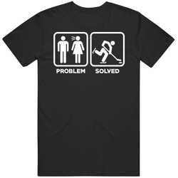 Problem Solved Hockey Funny Mgtow Sports Vintage T Shirt