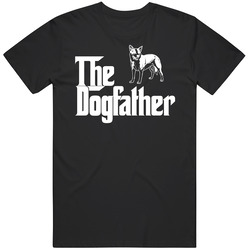 Australian Cattle Dog Custom Dog Breed The Dogfather Black Vintage T Shirt