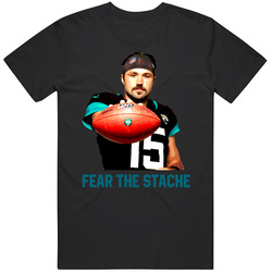 Gardner Minshew Fear The Stache Jacksonville Football Team Fan Cool Vintage T Shirt
