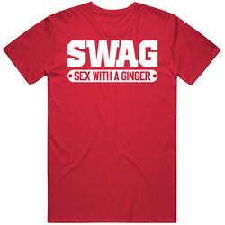 Swag Sex With A Ginger Funny Vintage T Shirt