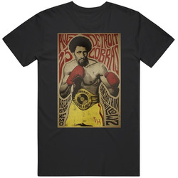 Thomas Hearns Boxer The Detroit Cobras Garage Band Mashup Poster Distressed Fan Vintage T Shirt
